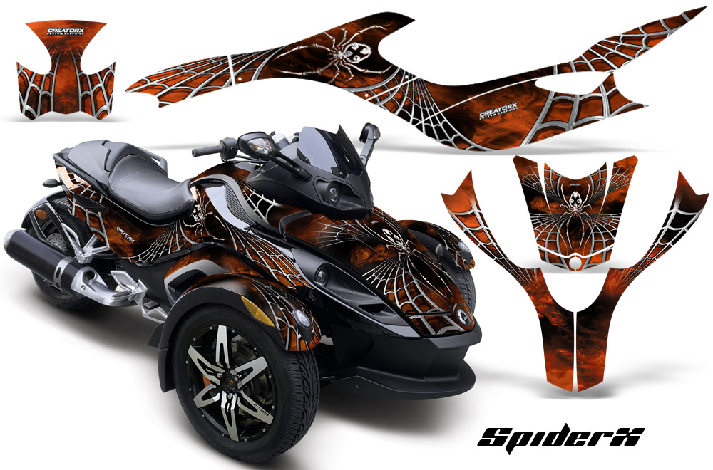 CAN-AM SPYDER Graphics Kit SpiderX Orange